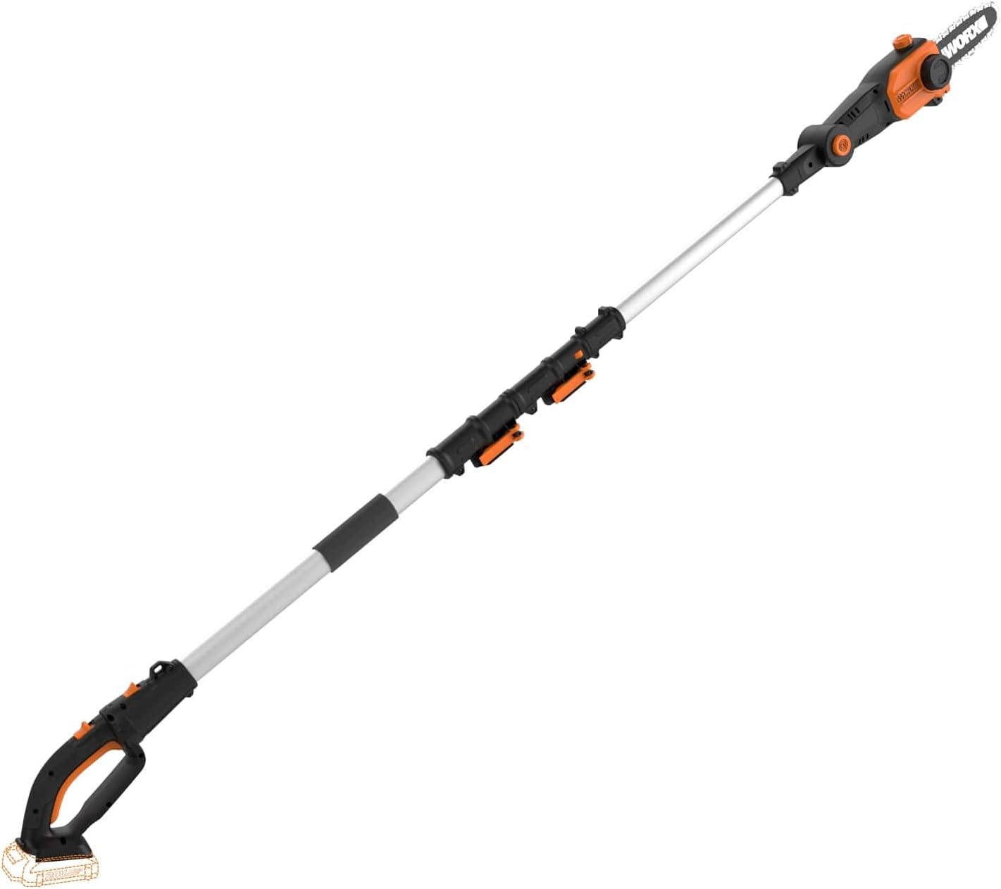 WORX WG349 20V Power Share 8" Pole Saw with Auto Tension