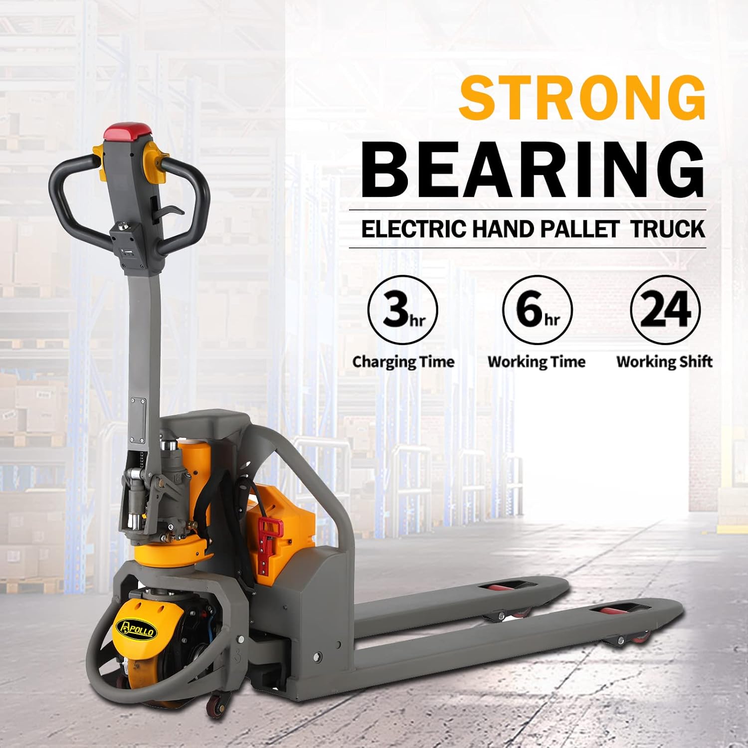 APOLLO Electric Pallet Jack Truck Lithium Battery 48V/20Ah