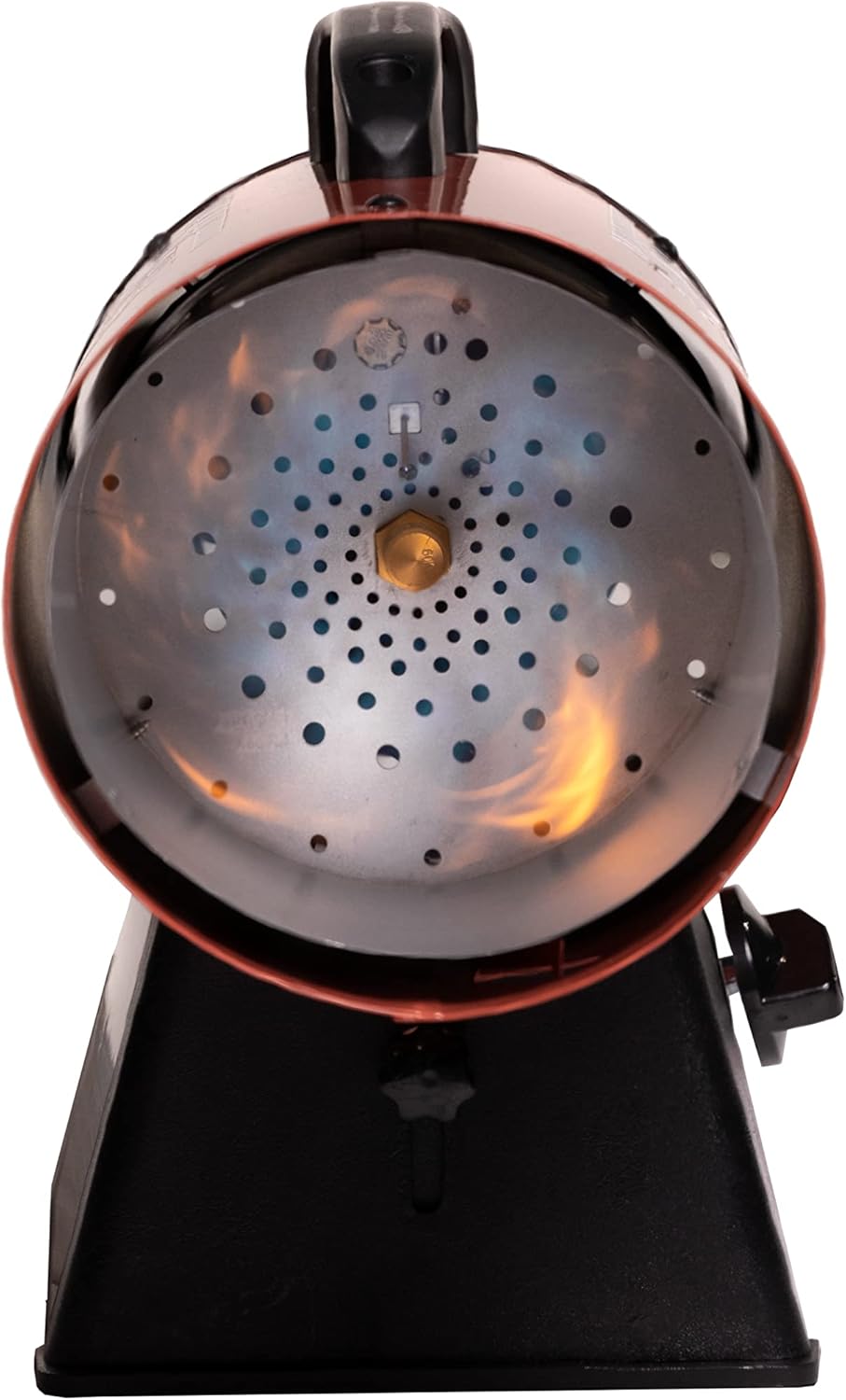 HF60G Portable Home, Jobsite, Construction Site Forced Air Liquid Propane Salamander Torpedo Space Heater with Variable Temperature Control, 60,000 BTU, orange, Small