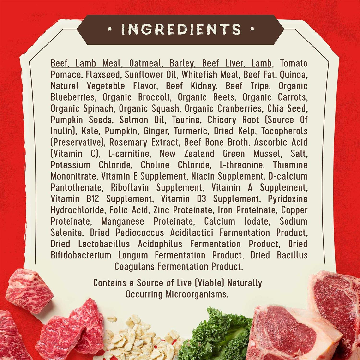 Stella &amp; Chewy's SuperBlends Raw Wholesome Grains Grass-Fed Beef - Pet Supplies online store