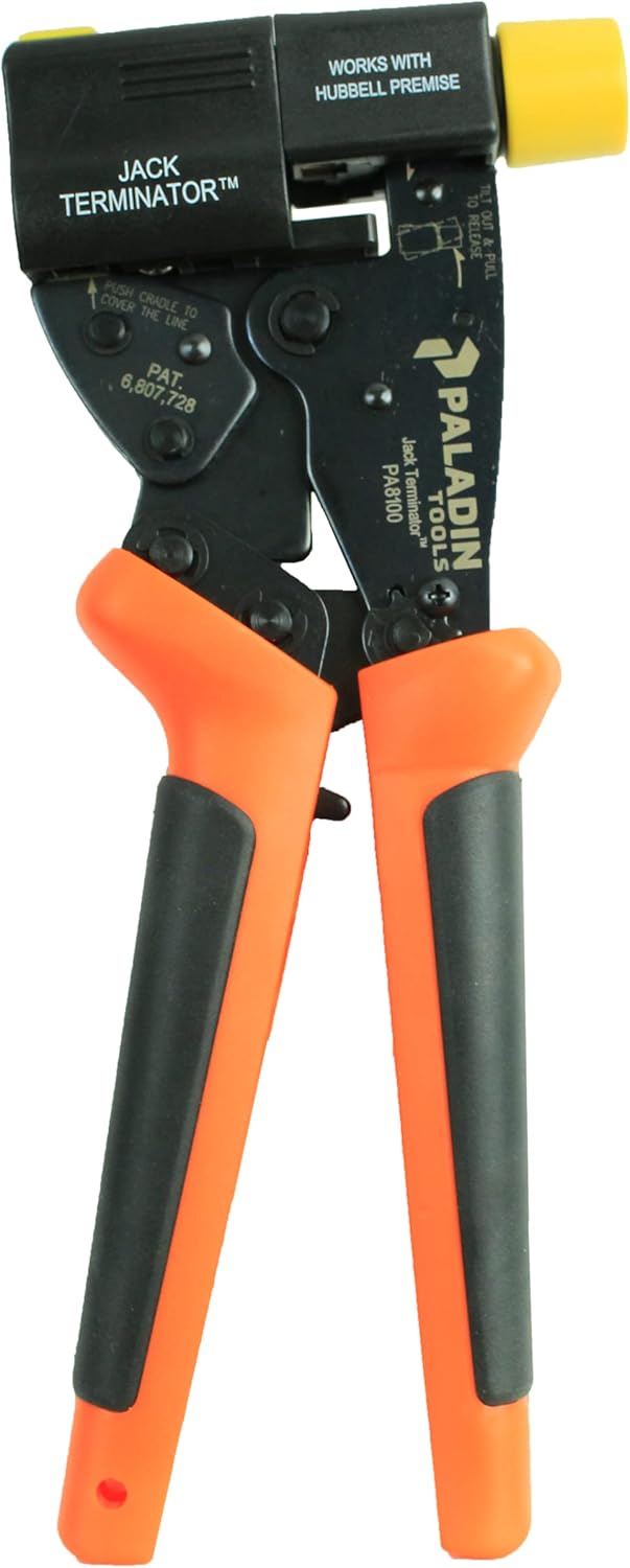Paladin Tools PA8106 Jack Terminator - Professional Grade, Systimax MGS400, MGS500, MGS600 Pack of 2