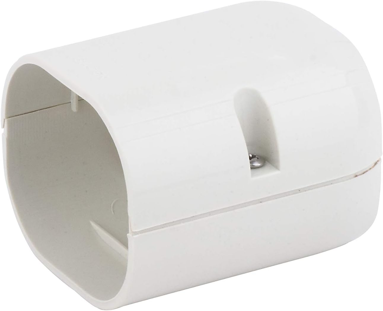 HVAC Premium PVC Decorative Line Cover Universal Set for Ductless Mini Split Air Conditioners - Pipe Cover - 4" Diameter -Beige