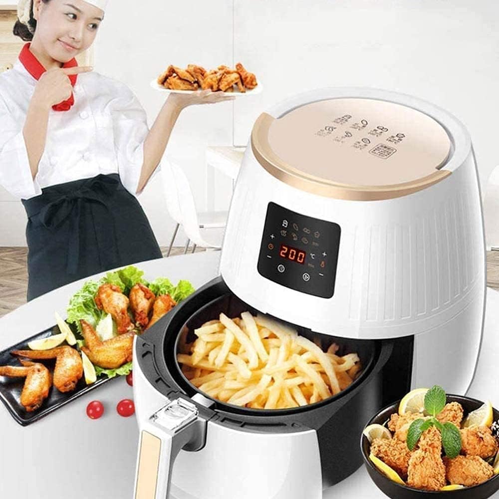 Air Fryer Small Air Fryer Less Oil Airfryer 1500W Air Fryer Oven Pizza Cooker Non-Stick Fry Basket Over Heat Protection Timer+Temperature Control Air Fryers vision lofty ambition