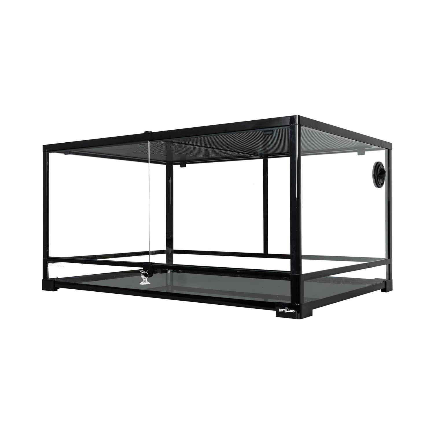 REPTIZOO 36 x 24 x 18 in. Reptile Glass Deep Terrarium with Double Hinge Door - Pet Supplies online store