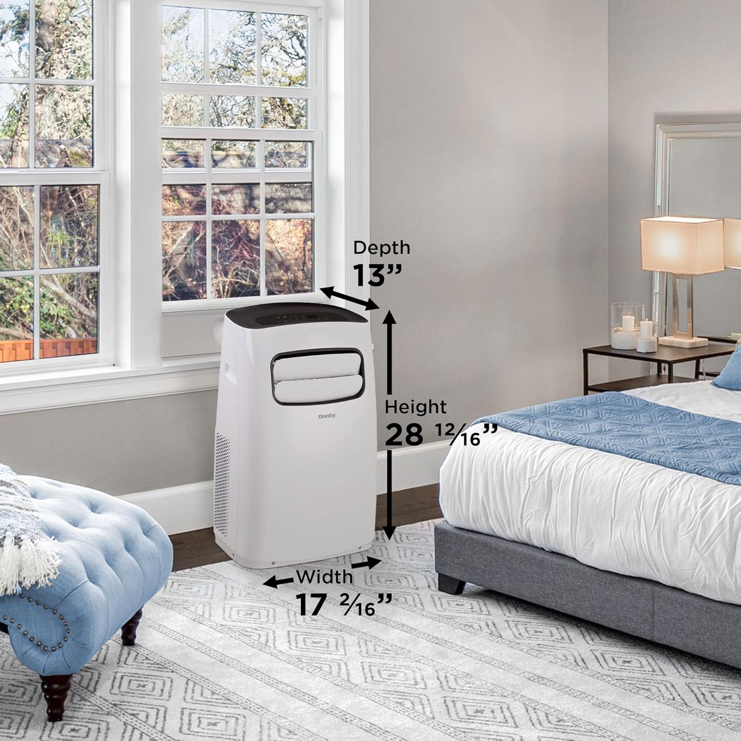 Danby DPA058B6WDB Portable air Conditioner, White