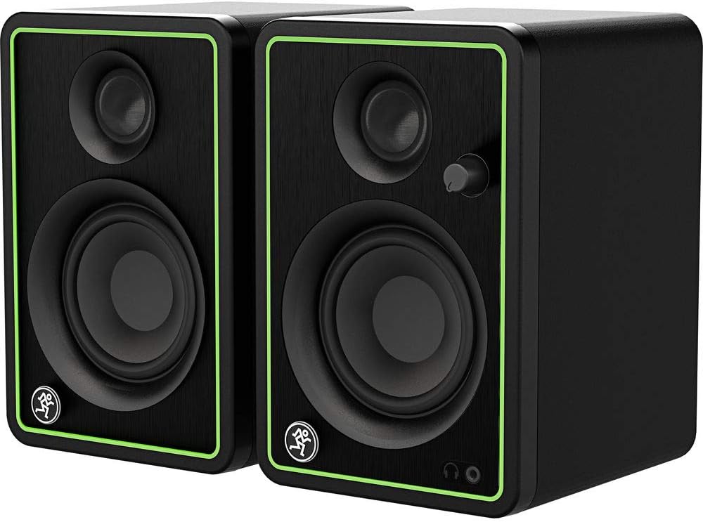 Mackie CR3-X Series 3 Studio Monitors (Pair) with 3' REAN Stereo Breakout Cable Bundle