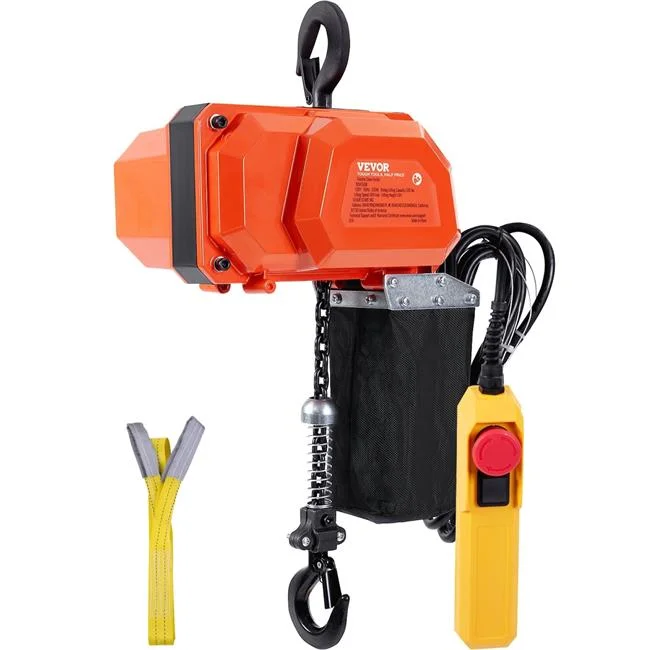 Vevor  Electric Chain Hoist - Overhead Crane with G80 Chain, 10 ft. Wired Remote Control & 10 ft. Lifting Height - 330 lbs - Curated Treasures Market