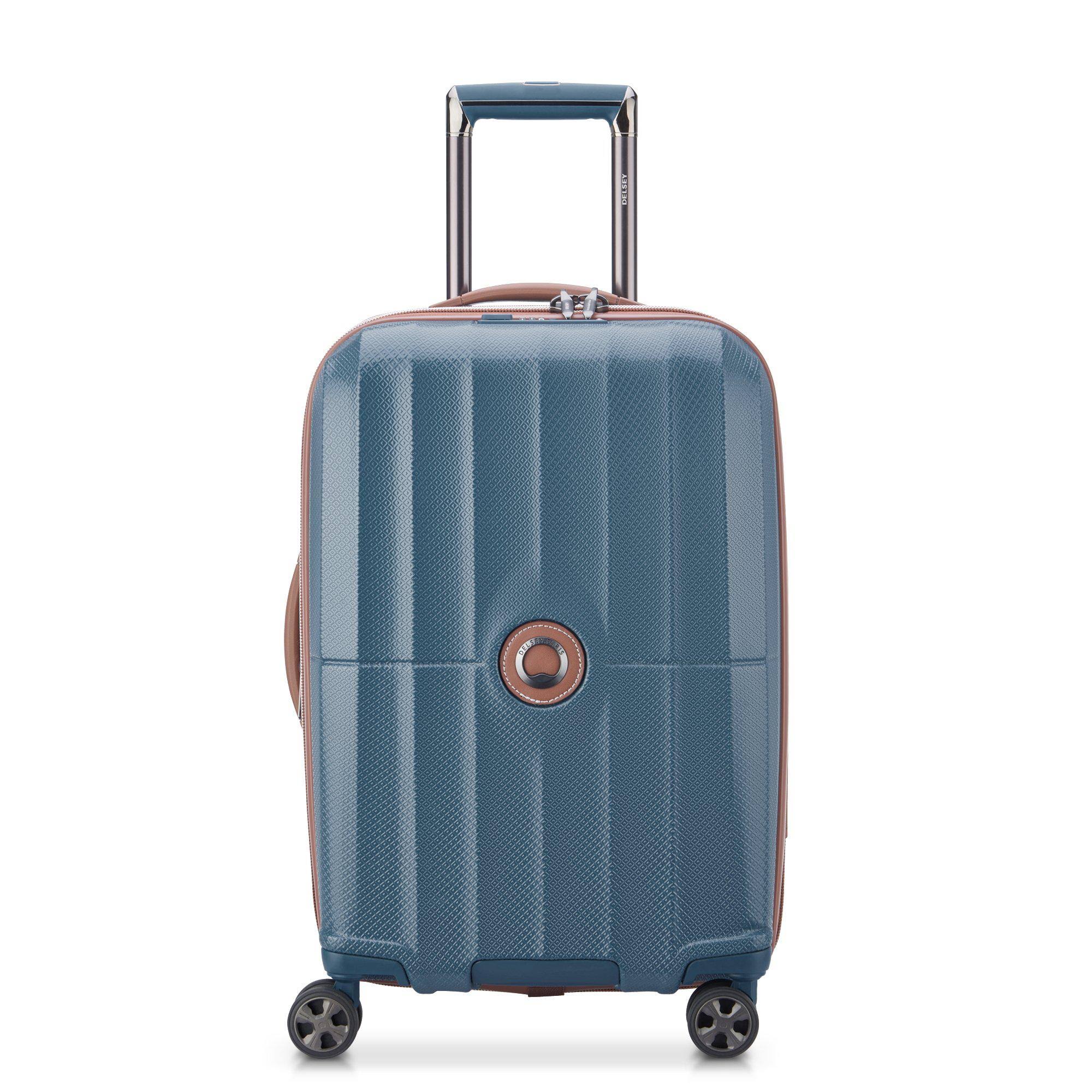 Delsey St. Tropez 21inch EXP Carry-On Spinner Baltic Blue