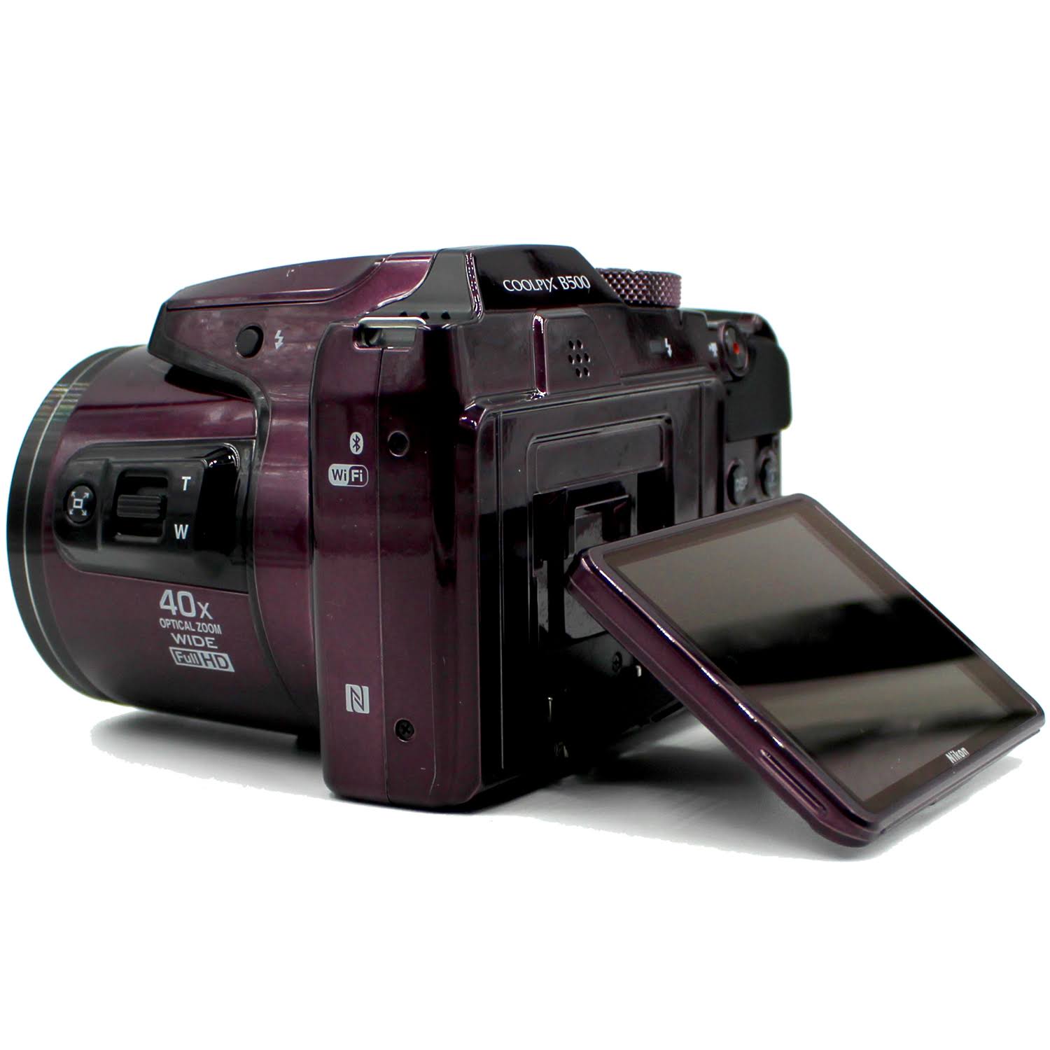 Coolpix B500 16.0-Megapixel Digital Camera - Plum, Purple