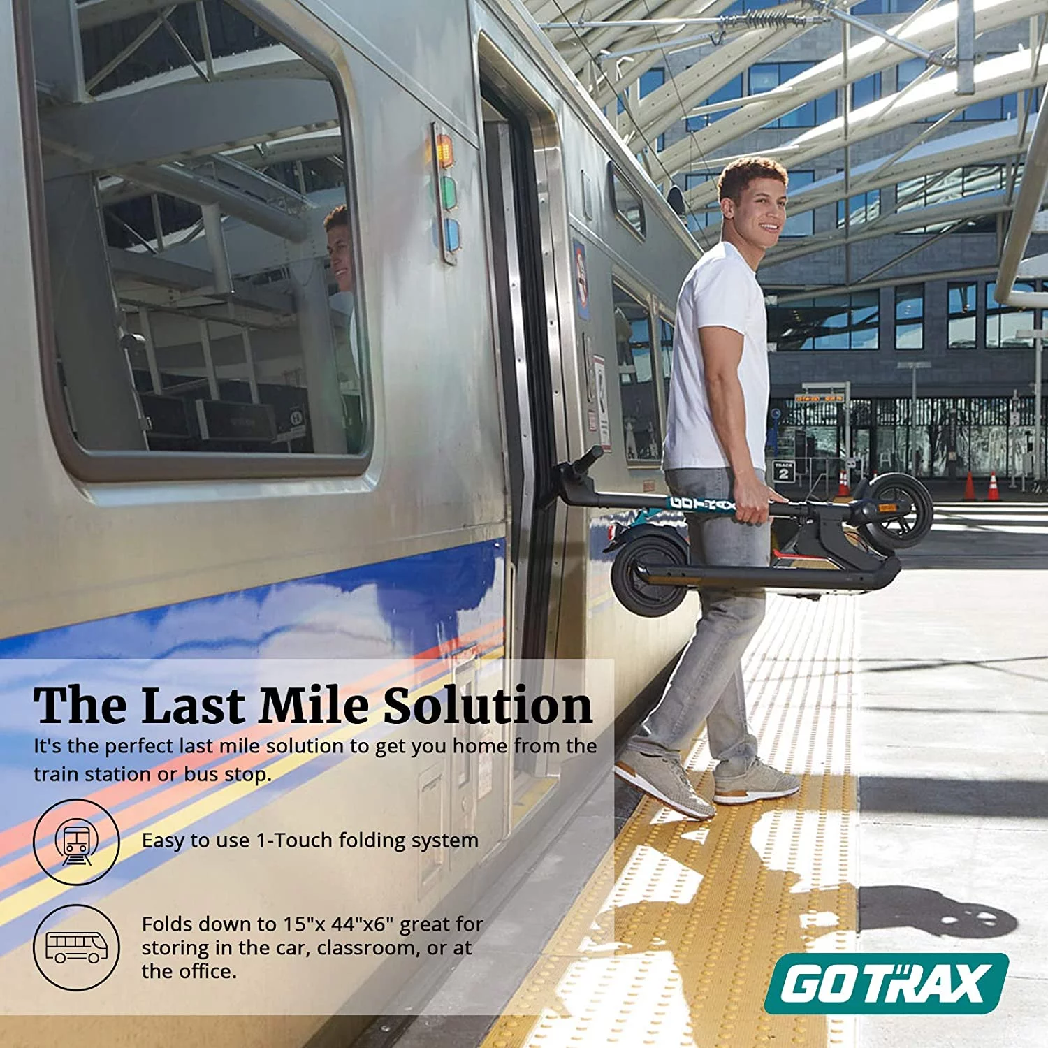 GOTRAX Apex Adult Electric Scooter, 8.5" Tires 15 Mile and 15.5Mph Foldable Escooter for Adult,Black-White