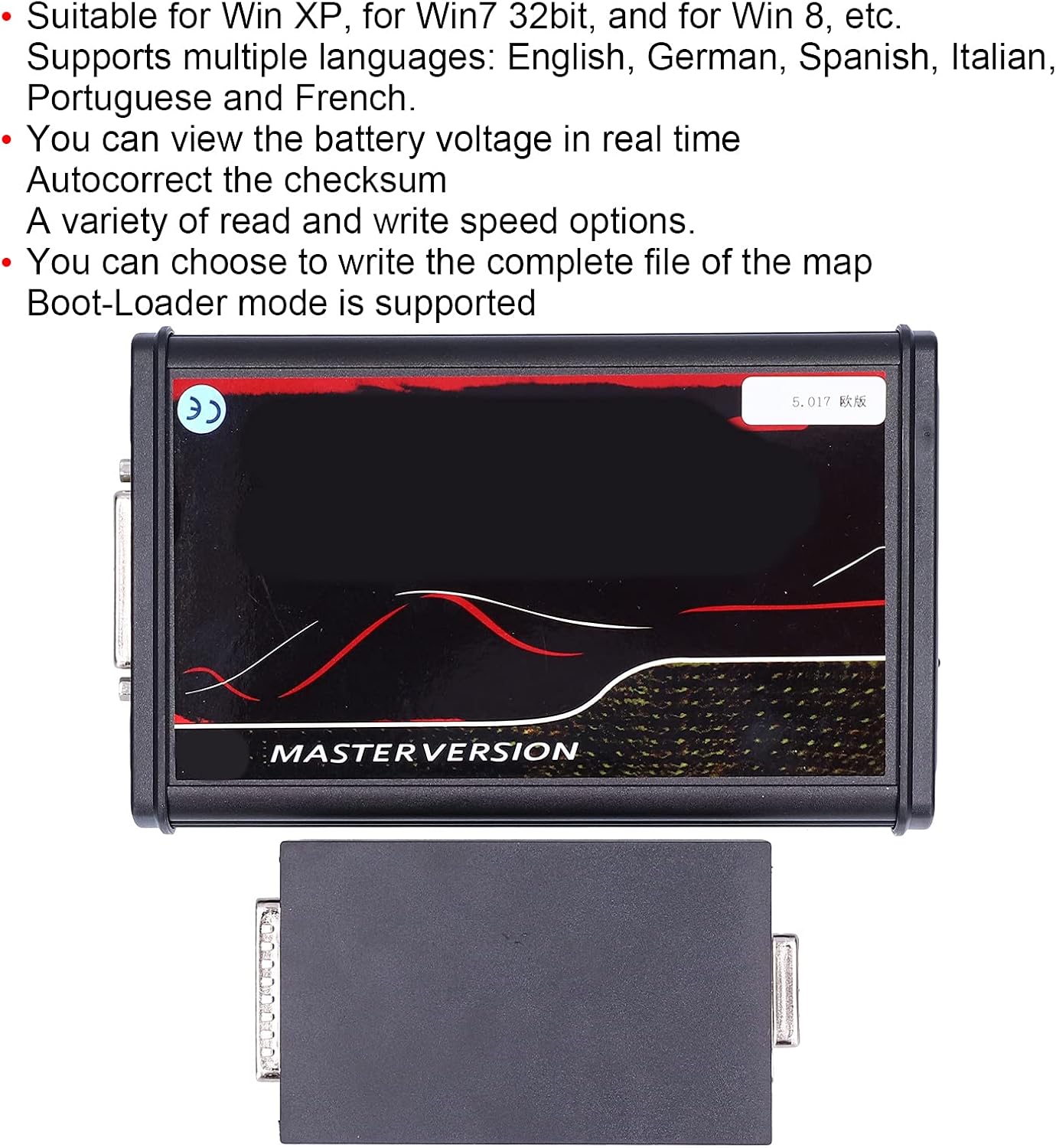KIMISS Diagnostic Scan Tool, OBD2 ECU Programming Tool for Kess V2 5.017 EU Version Software Upgrade for Kess V2.8 for Car Truck Tractor