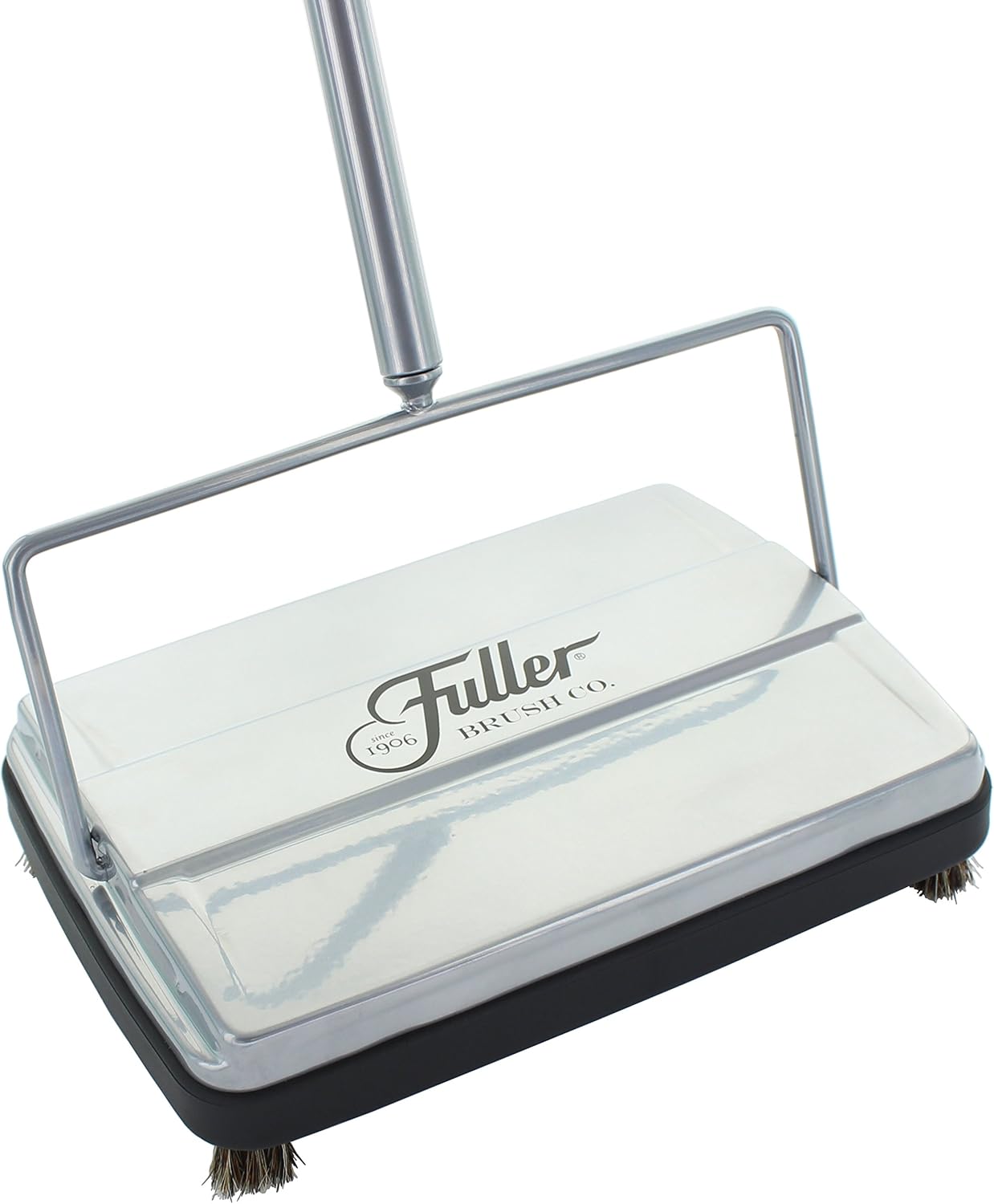 Fuller Brush 17052 Electrostatic Carpet & Floor Sweeper - 9 Cleaning Path - Lightweight - Ideal for Crumby Messes - Works On Carpets & Hard Floor Surfaces Red