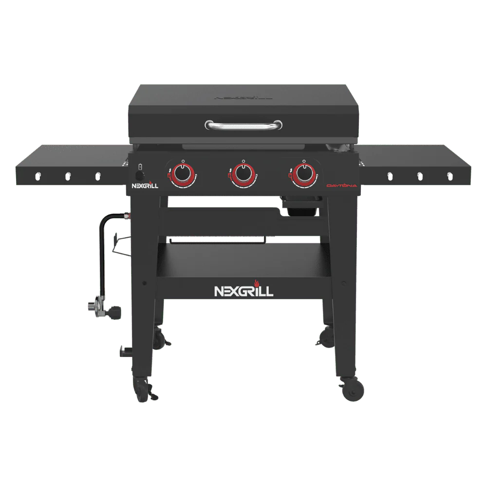 Nexgrill Daytona 3-Burner Propane Gas Griddle w/ Side Tables