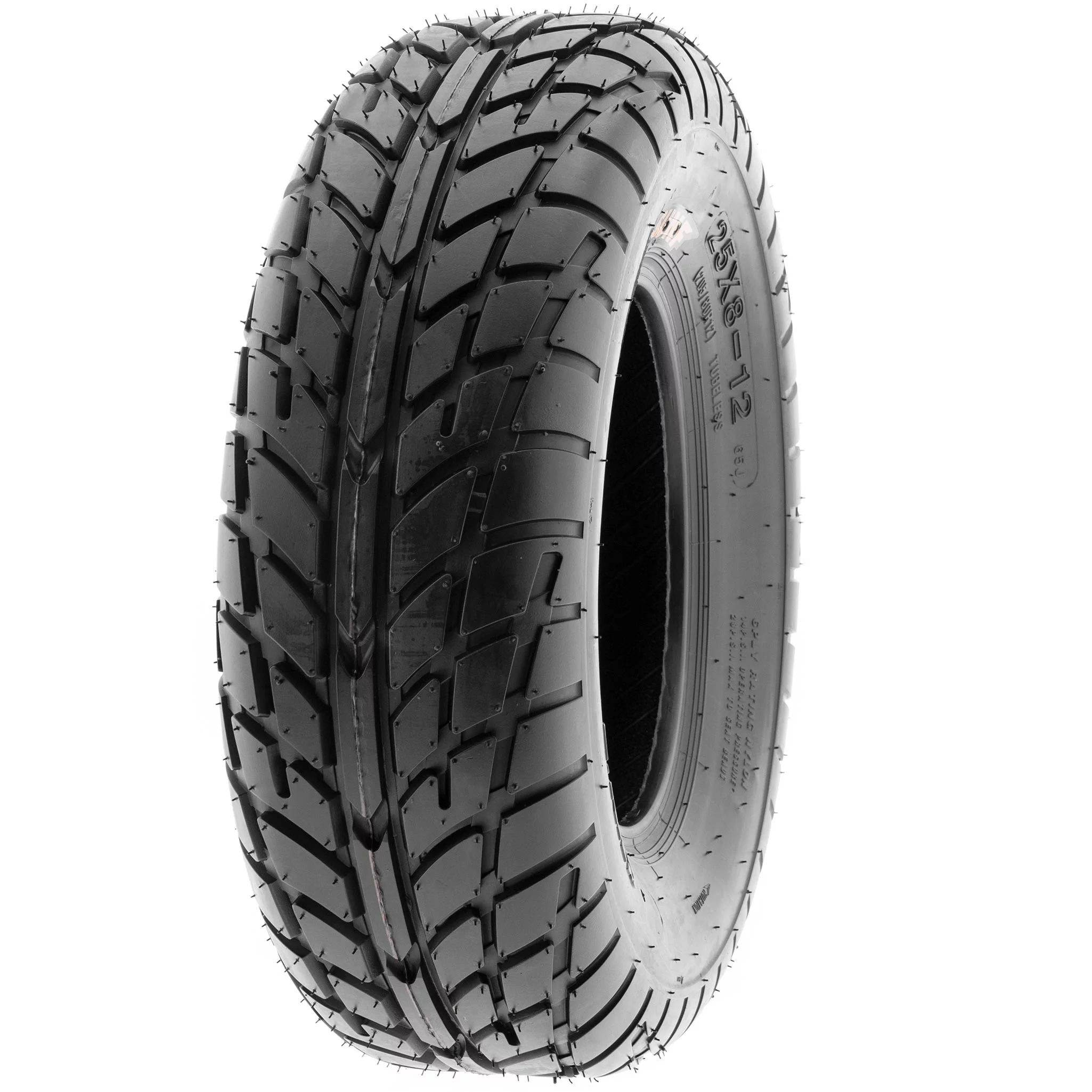 SunF All Terrain ATV UTV Sport Tires 25x8-12 25x8x12 6 PR A021 (Single)