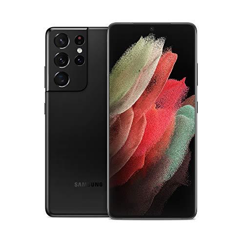 SAMSUNG Galaxy S21 Ultra 5G Factory Unlocked Android Cell Phone US Version Smartphone Pro-Grade Camera 8K Video 108MP High Res Phantom Black
