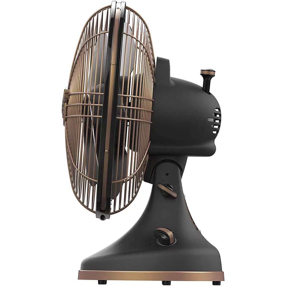 Vornado SILVERSWANGC Silver Swan Alchemy Table Top Oscillating Fan - Gunmetal