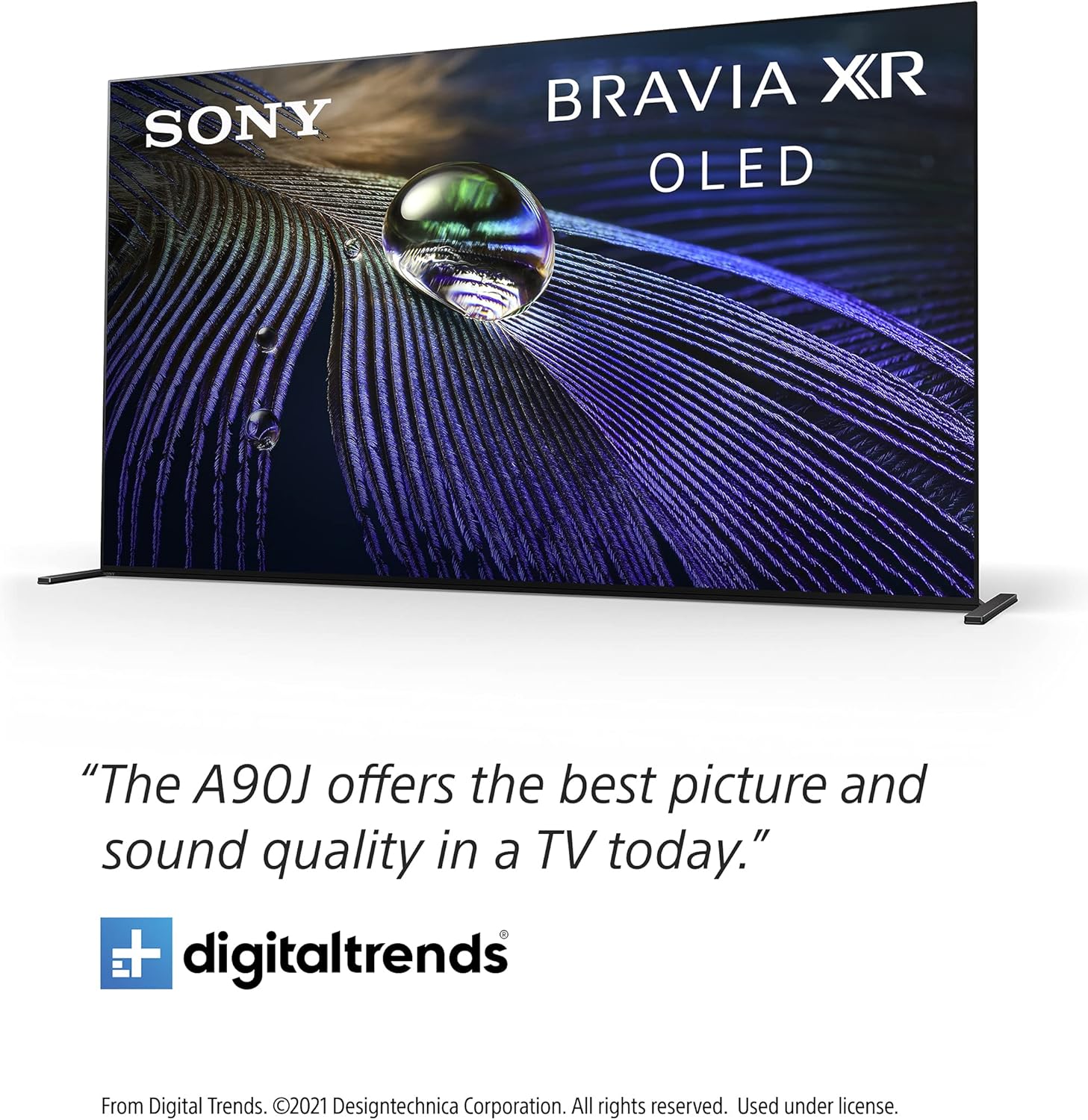 Sony A90J 83 Inch TV: BRAVIA XR OLED 4K Ultra HD Smart Google TV with Alexa Compatibility XR83A90J- 2021 Model UBP- X700M 4K Ultra HD Home Theater Streaming Blu-ray™ Player