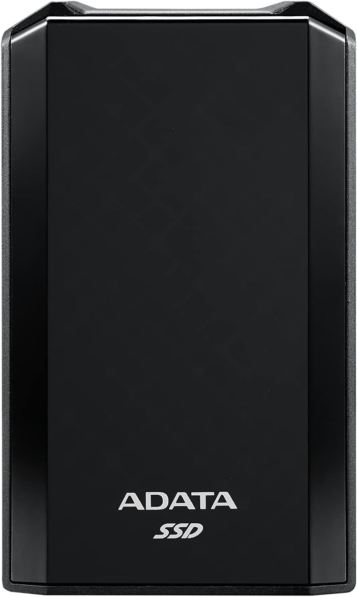 ADATA RGB SE900 1TB USB3.2 Gen2x2 Type-C Super Fast Transfer up to 2000MB/s Gaming and Personal External SSD (ASE900G-1TU32G2-CBK)