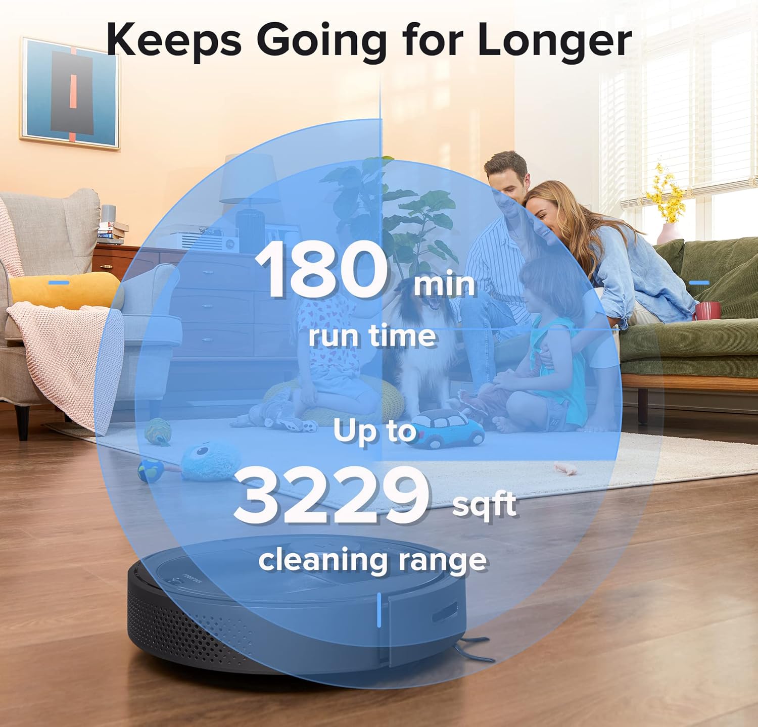 roborock Q5+ Robot Vacuum with Self-Empty Dock, Hands-Free Cleaning for up to 7 Weeks, 2700Pa Max Suction, 180mins Max Run-Time, Works with Alexa, Perfect for Hard Floors, Carpets, and Pet Hair