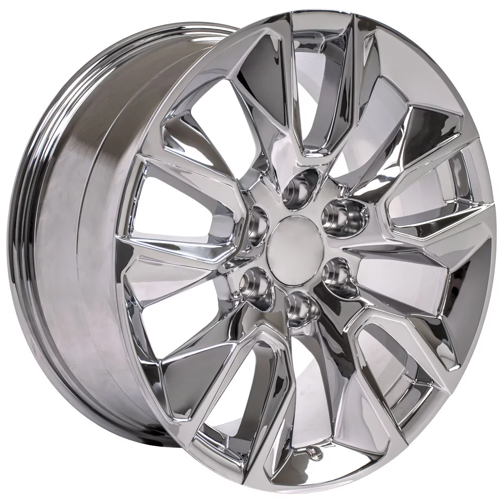 20" Replica Wheel CV32 Fits Silverado Tahoe Yukon Escalade Rim 20x9 Chrome Wheel