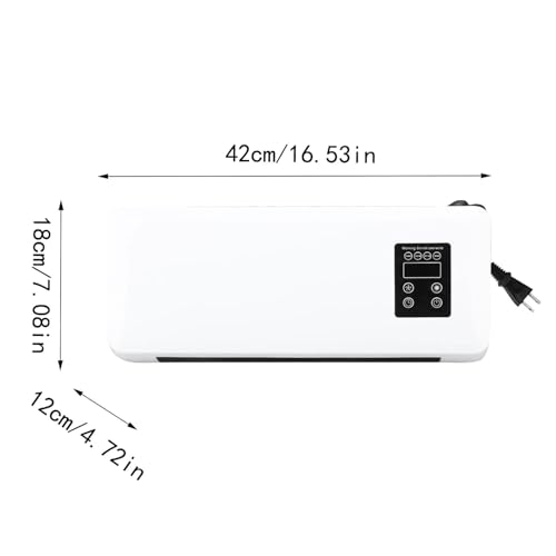 Mini Split AC/Heating System, Split AC Unit, Mini Wall Mounted Air Curtain Fan 2 In 1, Wall Mounted Portable Ductless Air Conditioner Fan With Remote, for Home Apartment Office