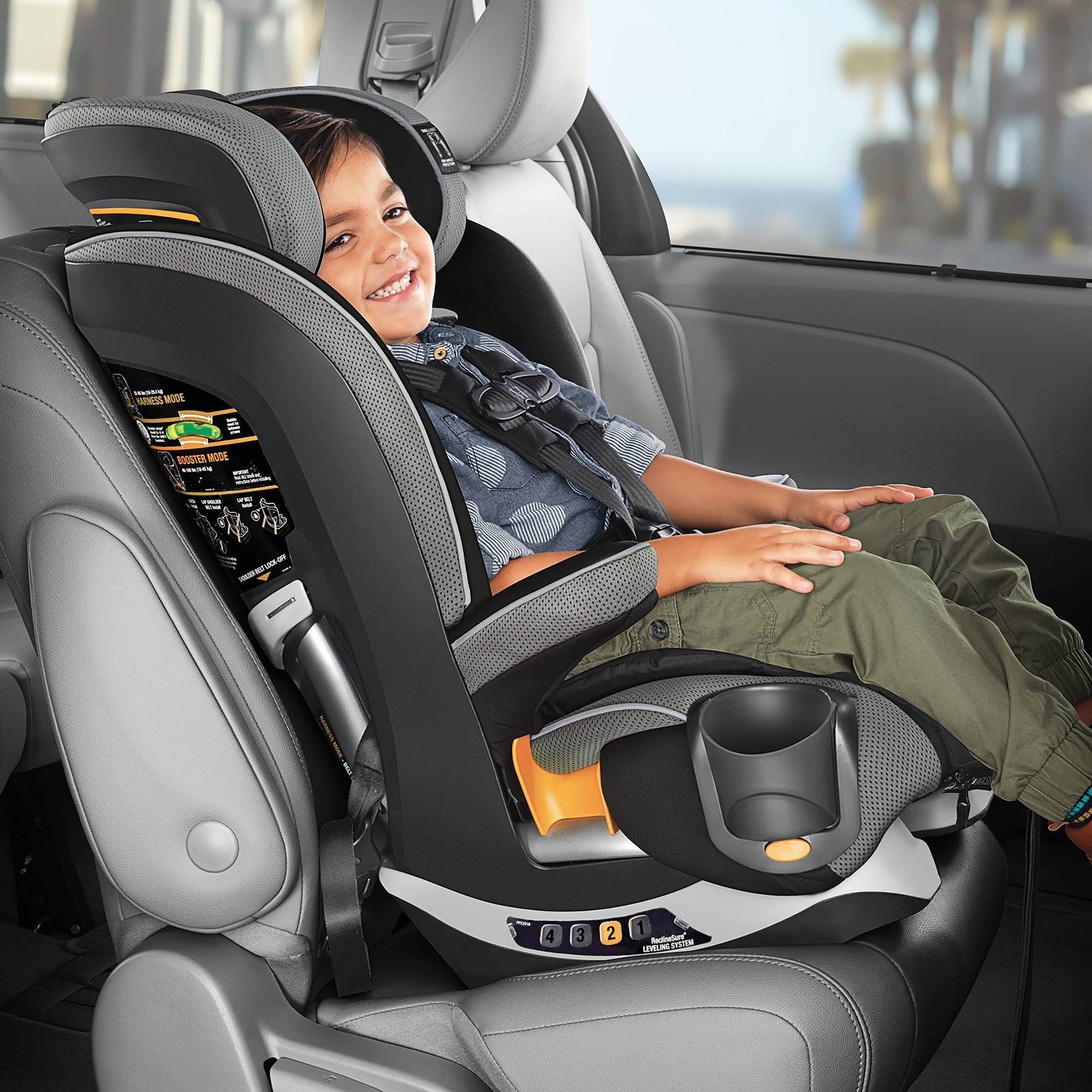 Chicco MyFit Zip Harness + Booster Car Seat - Granite