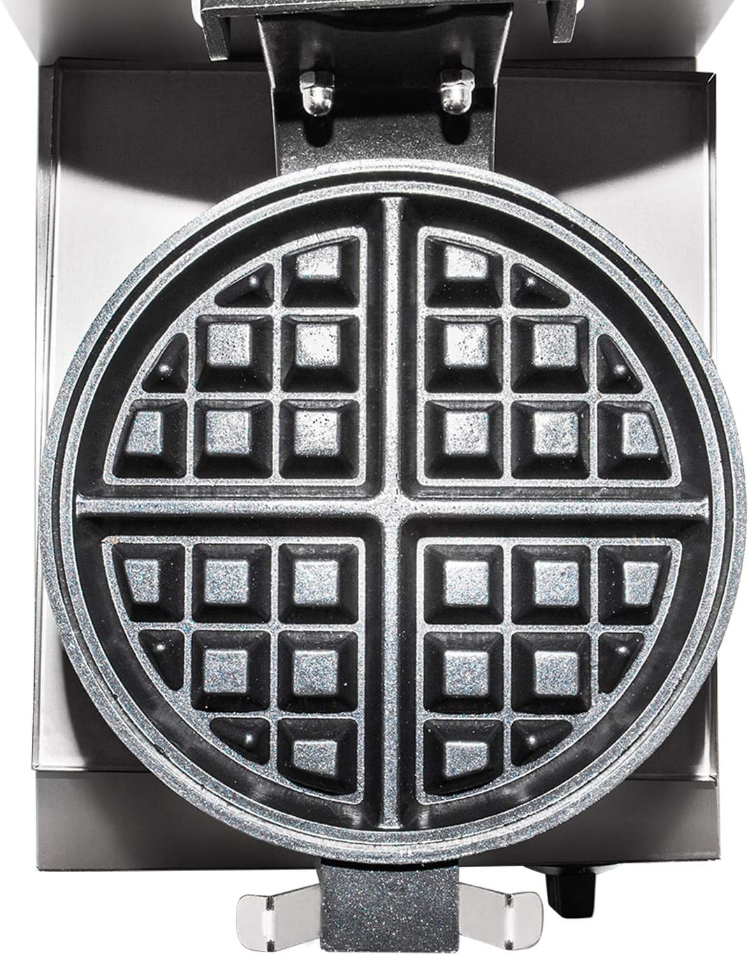 Belgian Waffle Maker Thick | Commercial Flip Waffle Iron | Stainless Steel | Rotating Mechanism (budget version) | 110V