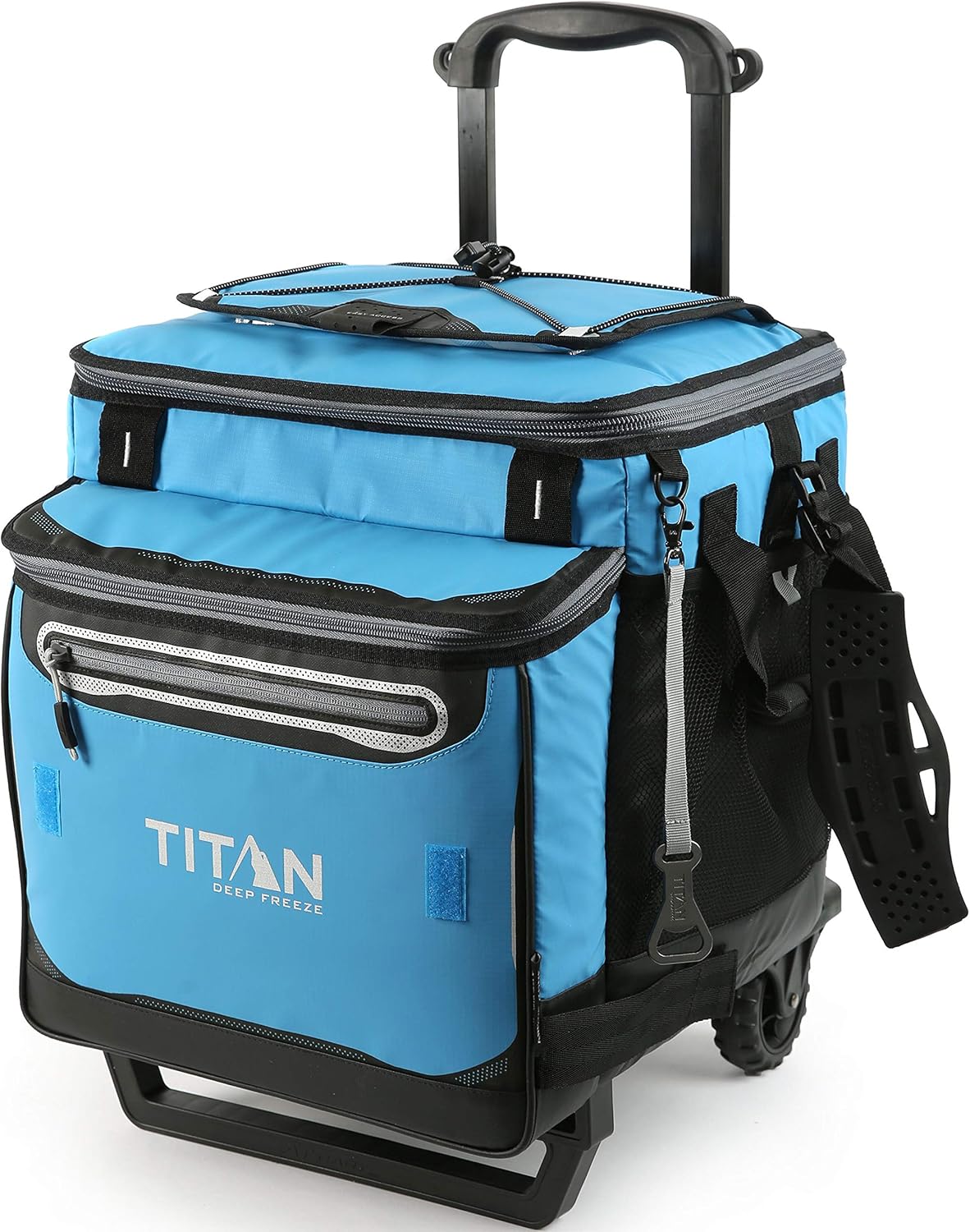 Arctic Zone Titan Deep Freeze 60 (50+10) Can Collapsible Rolling Cooler with All-Terrain Cart