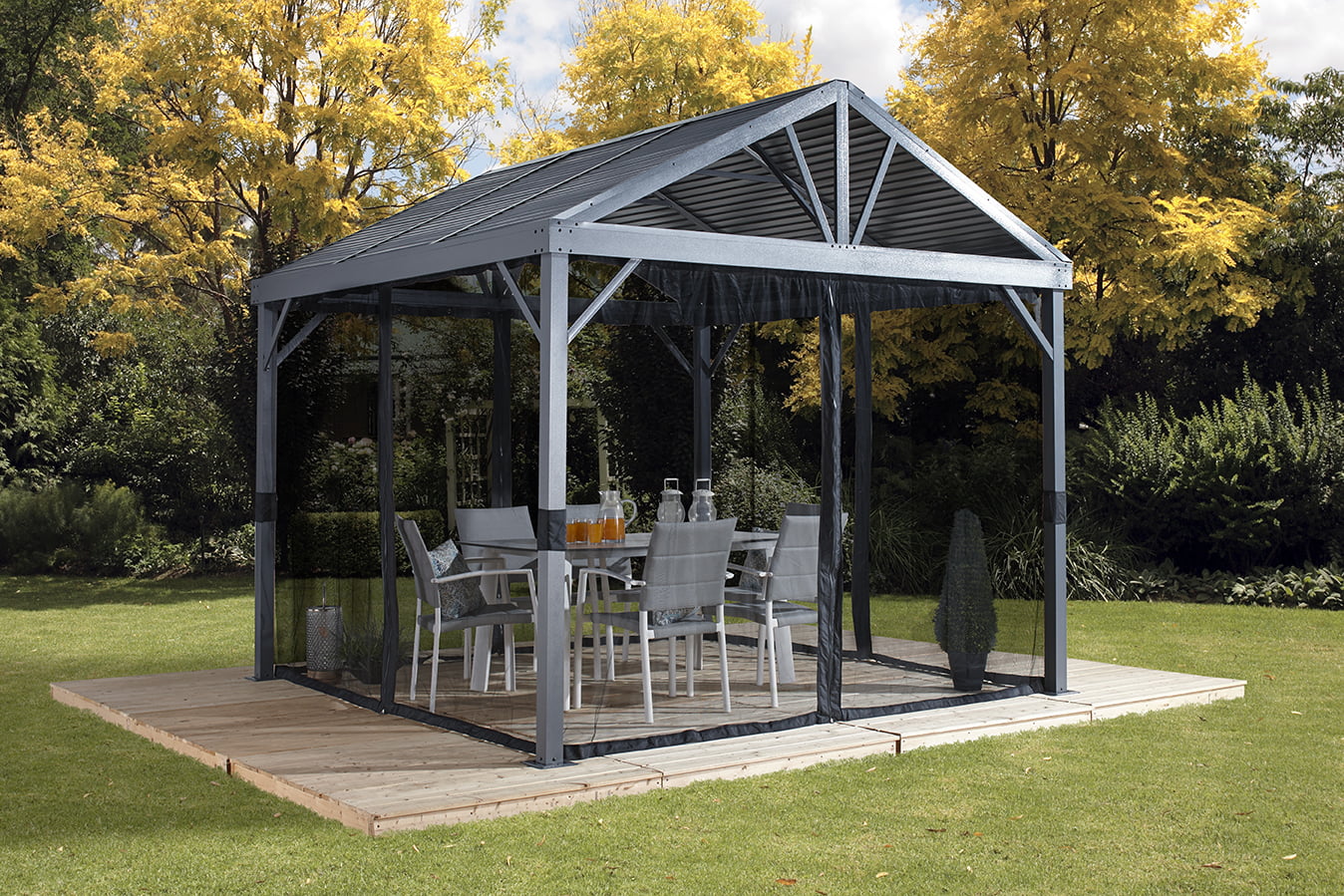 Sojag Sanibel I Gazebo, 10 x 10 ft, Gazebos for Patios and Entertaining