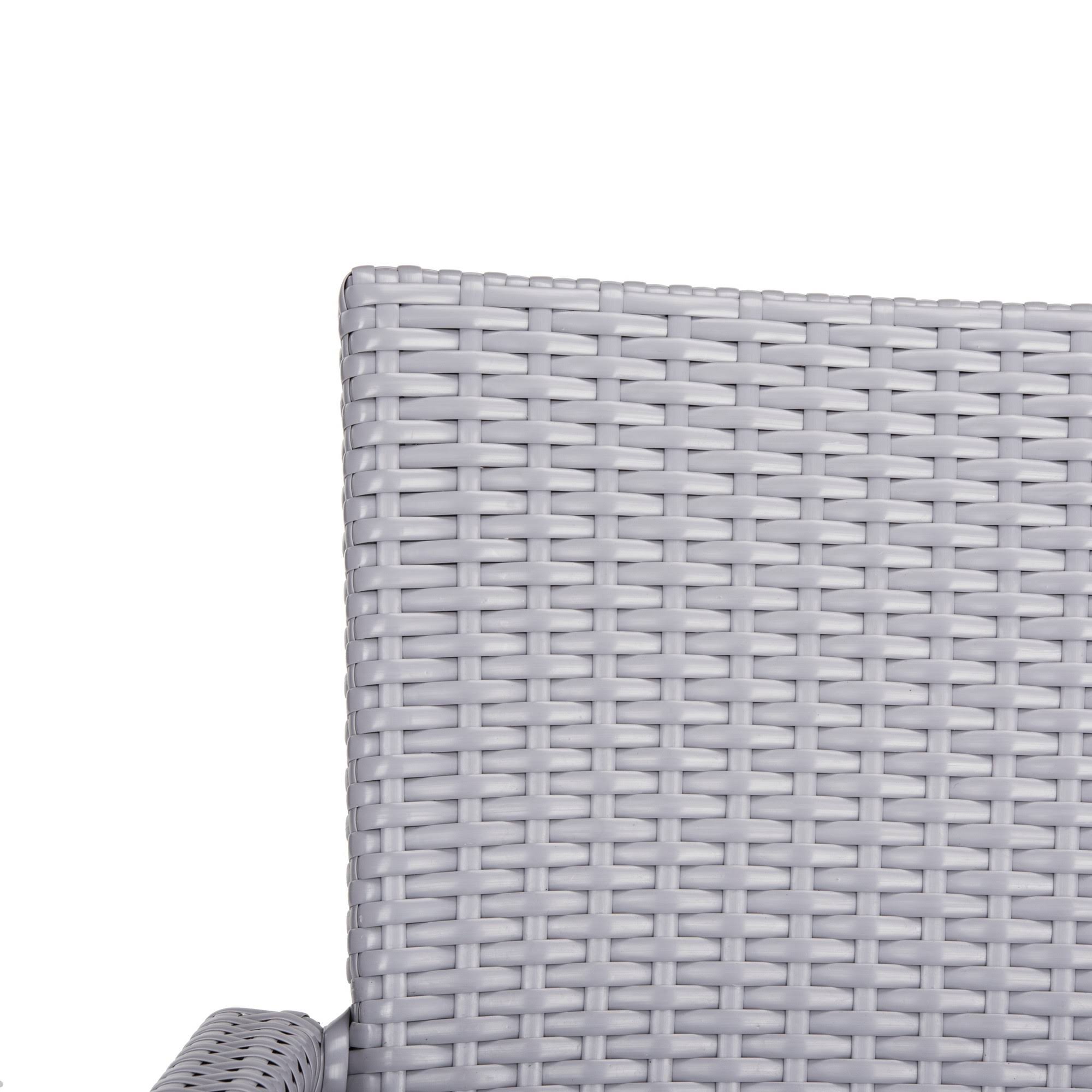 Safavieh Kelda Stacking Arm Chair - Grey (Set of 2)