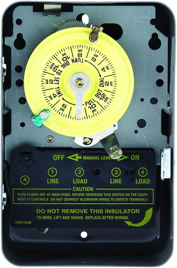 Intermatic T103 Mechanical Time Switch, Gray Pack of 2