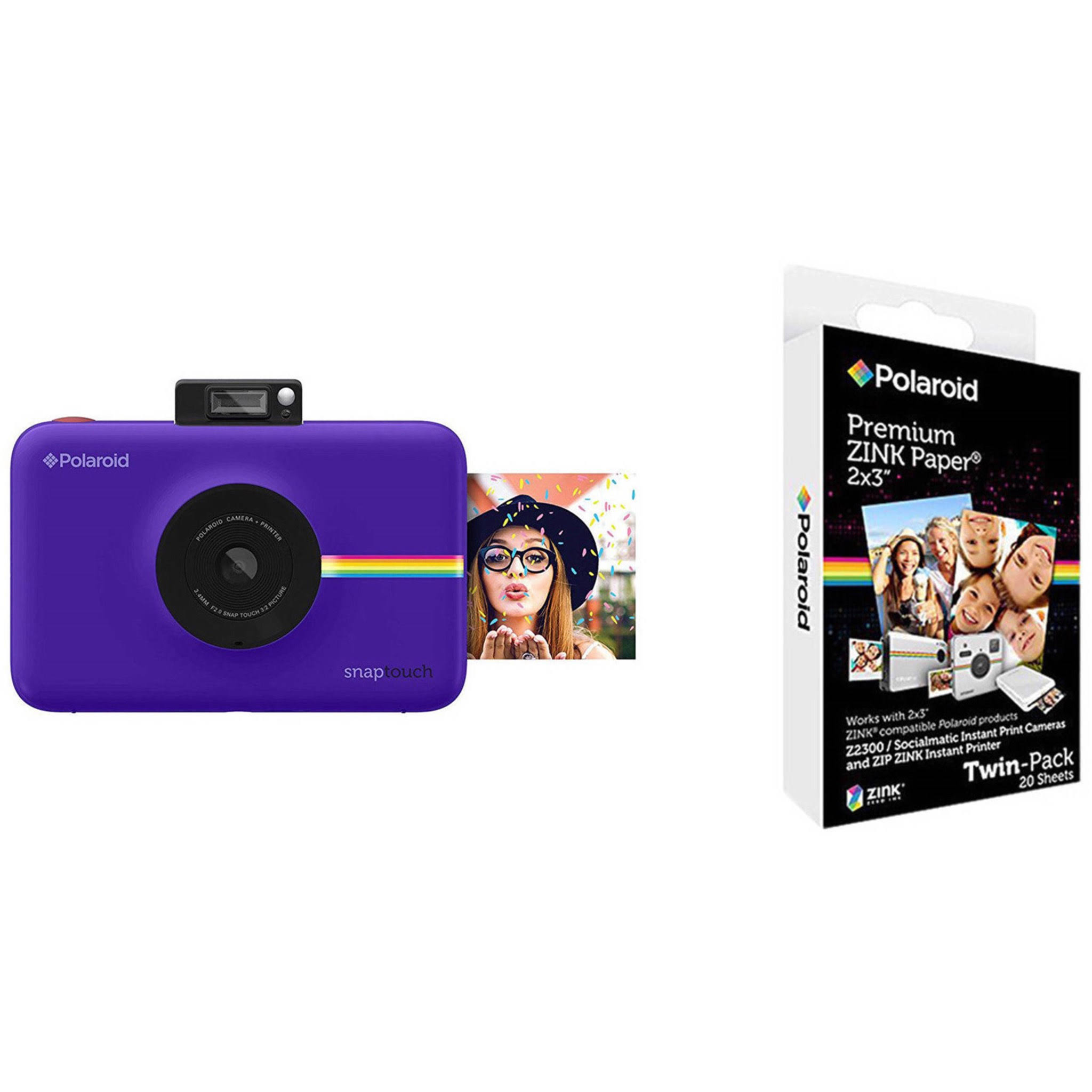 Polaroid Snap Touch Instant Digital Camera (Purple)