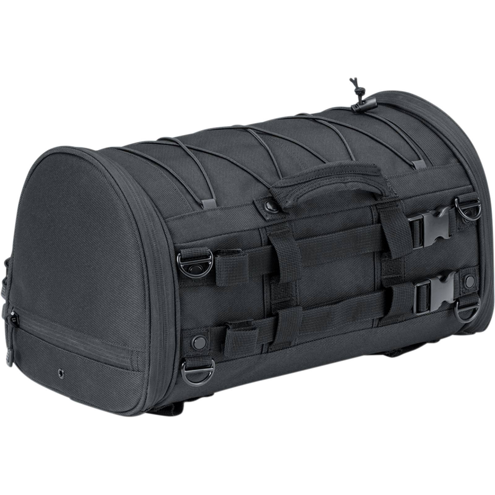Kuryakyn 5213 Momentum Rambler Roll Bag - Black
