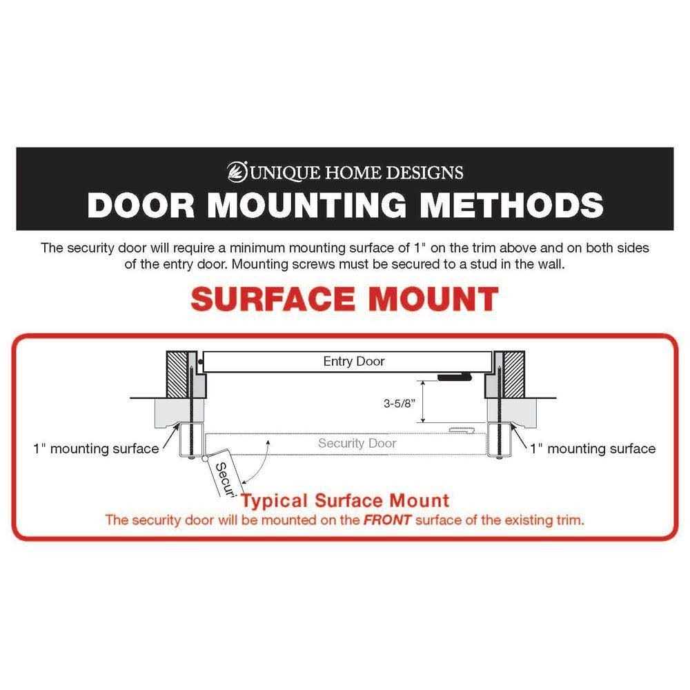 Titan 80 in. Su Casa White Surface Mount Outswing Steel Security Door with Expanded Metal Screen - Shop Hardware Tools Online Store