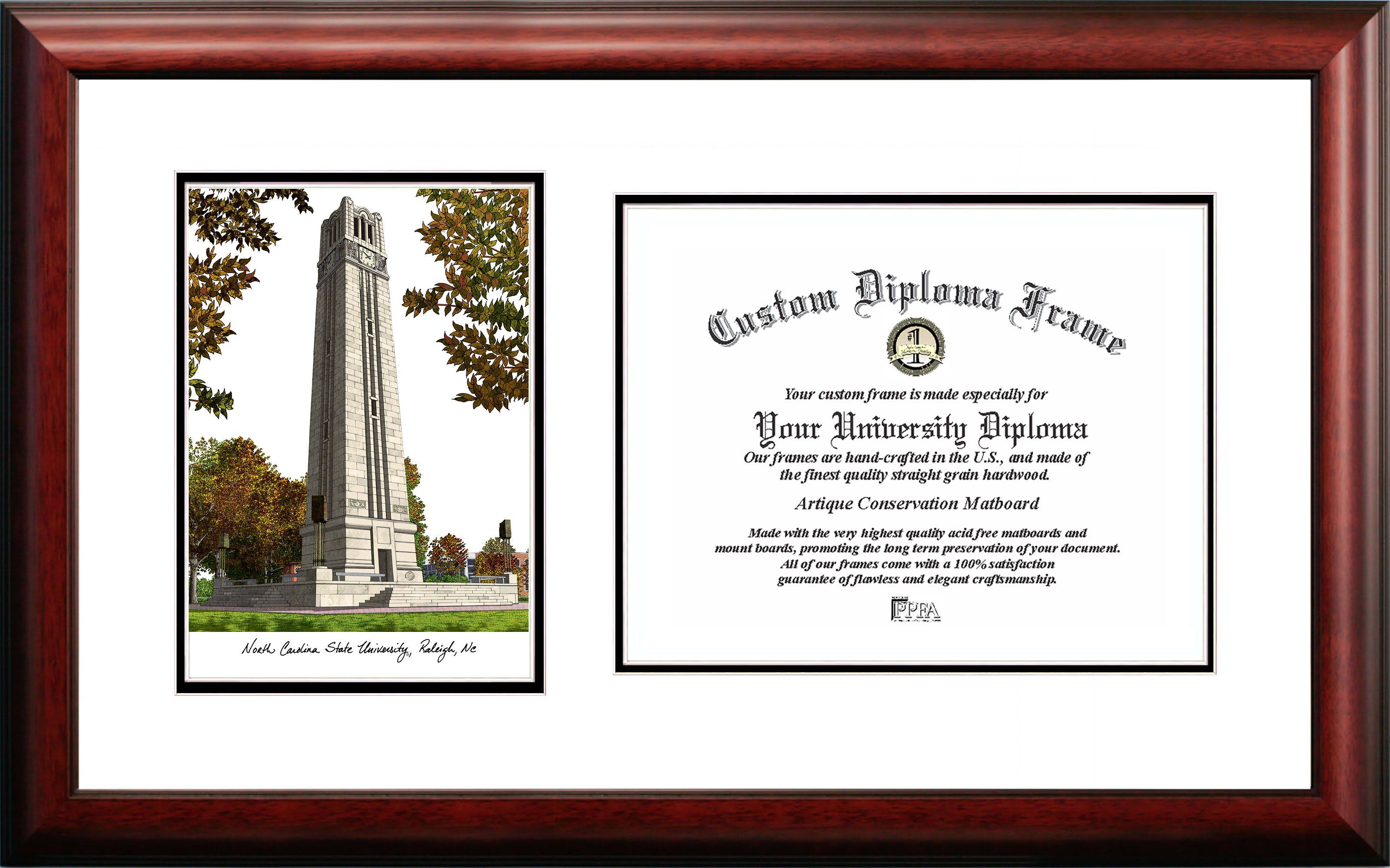 North Carolina State University 11 inch x 14 inch Scholar Diploma Frame