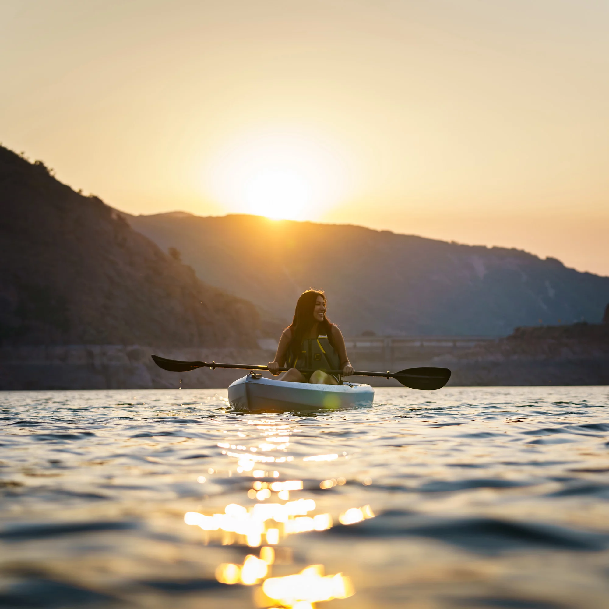 Lifetime Tamarack 100 Sit-On-Top Kayak (Paddle Included) - Arctic Fusion - 91139