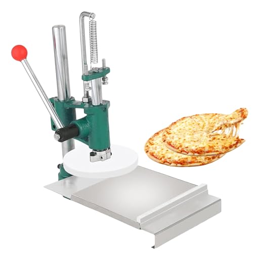 Manual Dough Roller Press for Home, 15-16cm Stainless Steel Pizza Dough Sheeter, Cooking Kitchen Tools for Pizza Dough Pastry, Perfect for Pizza Shop, Street Vendors, Pastry Shop