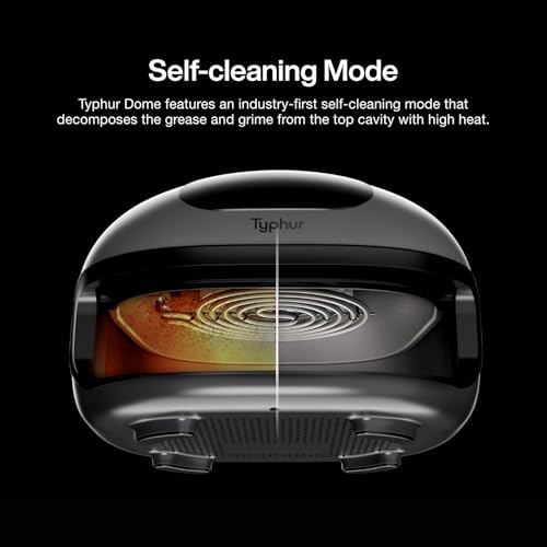 Dome 2 Air Fryer, Extra Large Airfryer with Superior Airflow, Self-cleaning Smart Digital Fryer with PFAS free Basket for Quick Easy Meals, Up to 32 Chicken Wings Capacity [New Version]