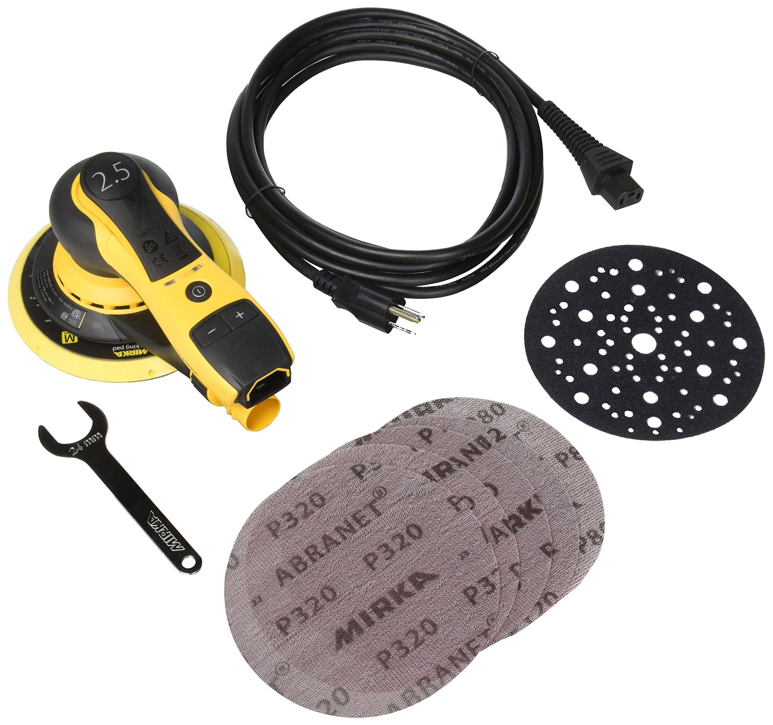 Mirka DEROS 6x22 Electric Sander 625CV 2.5mm, Vacuum-Ready MID62520CAUS