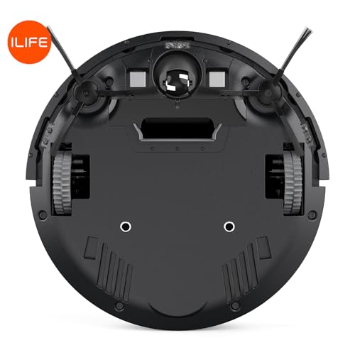 ILIFE A12 Pro Robot Vacuum and Mop Combo, Self Emptying Station for 60 Days, LiDAR Navigation, Home Mapping, No-Go Zones, 2.4G WiFi/App/Alexa/Remote Control, for Hard Floors, 110V