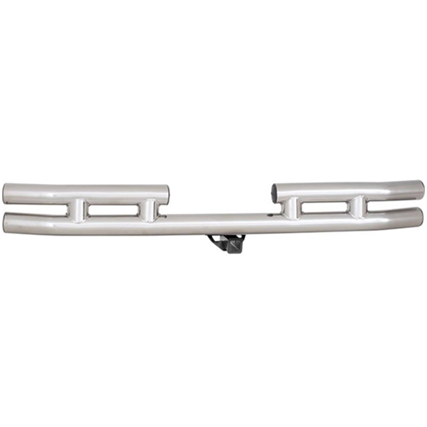 Smittybilt JB44-RHS Rear Bumper W/Hitch - Stainless Steel