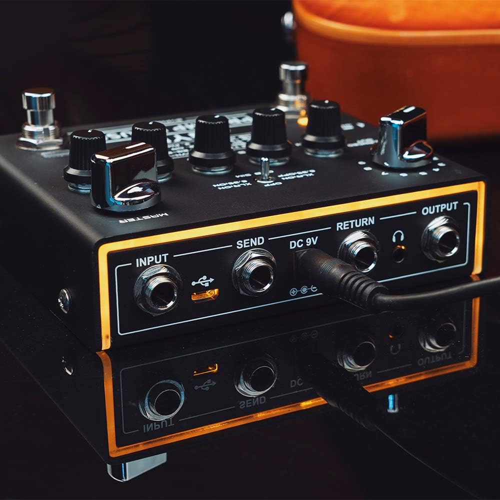 JOYO Preamp House R-15 R Series Dual Channel Cabinet Simulator Pedal with Clean and Distortion for Electric Guitar Effect (R-15)