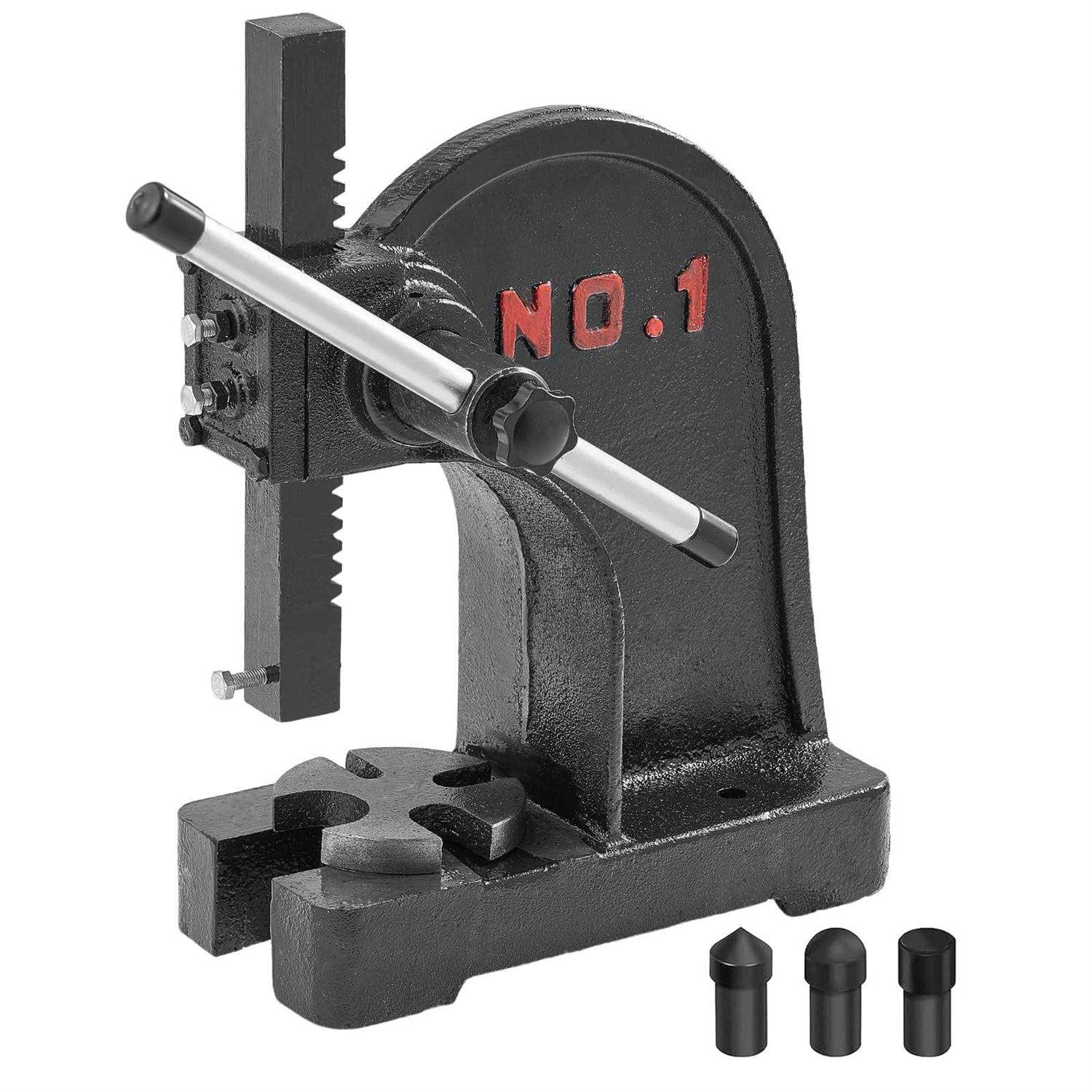 VEVOR Arbor Press 1 Ton Manual Arbor Press 5.9 Maximum Height Cast Iron Heavy-duty Manual Arbor Press - Shop Hardware Tools Online Store