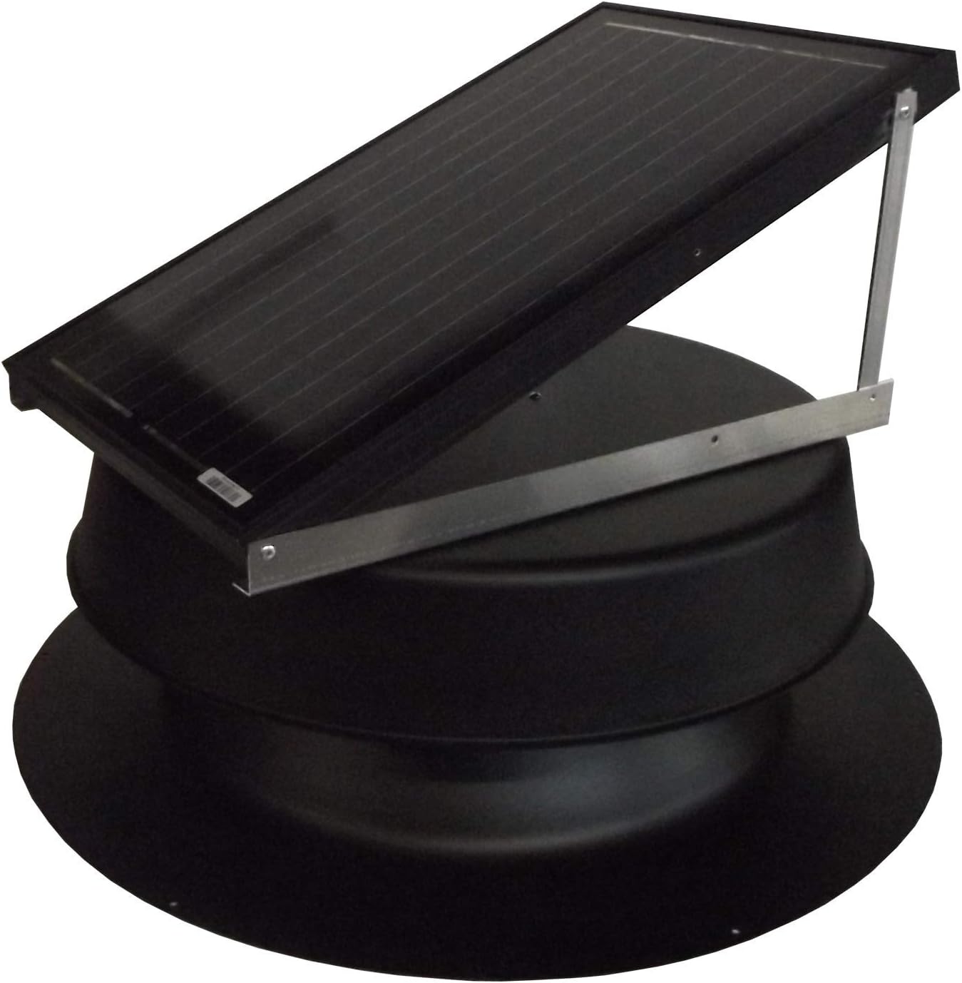 Solar Attic Fan 48-watt - Black - with Lifetime Warranty - Florida Rated by Natural Light