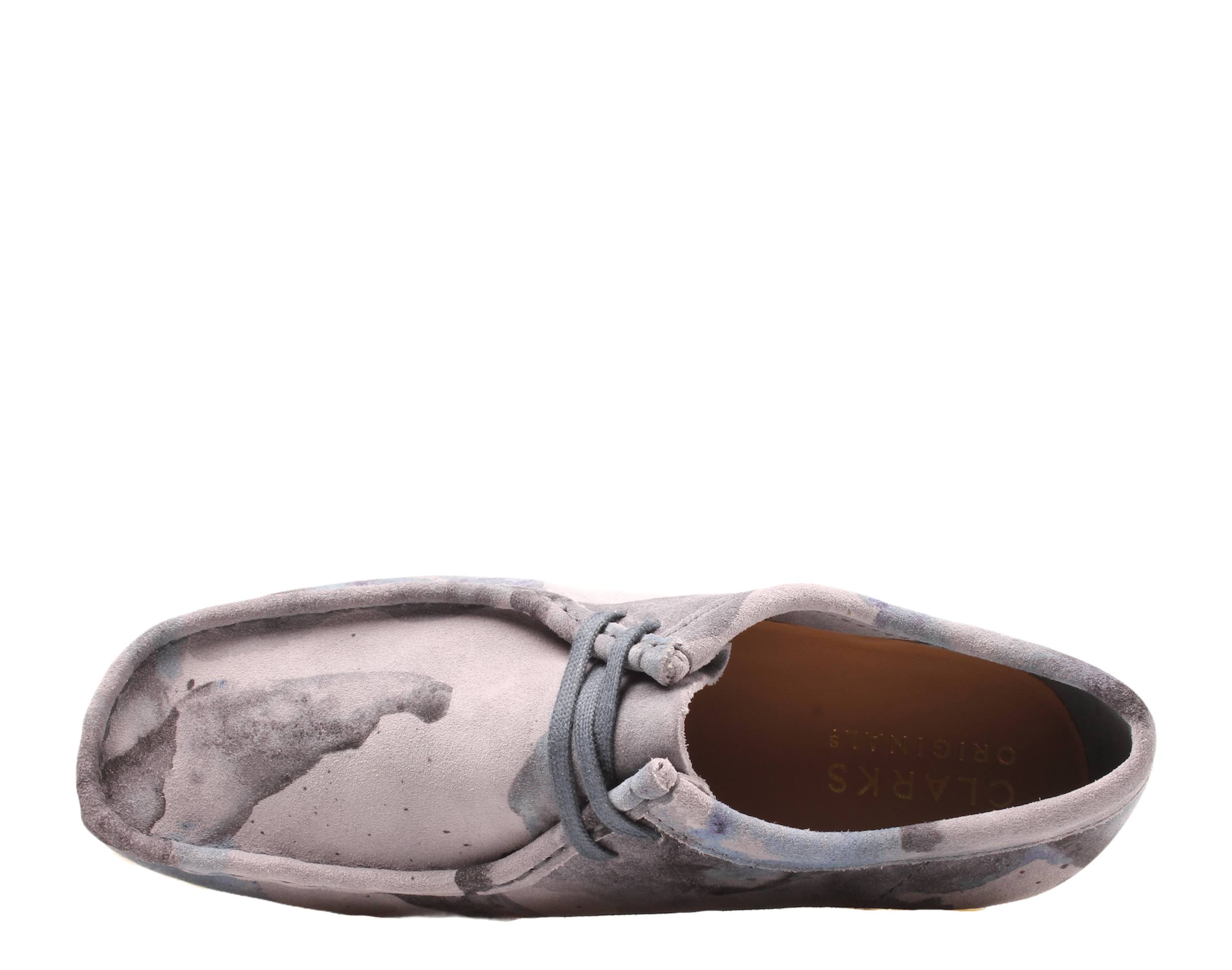 Clarks Wallabee &Blue Camo& 11