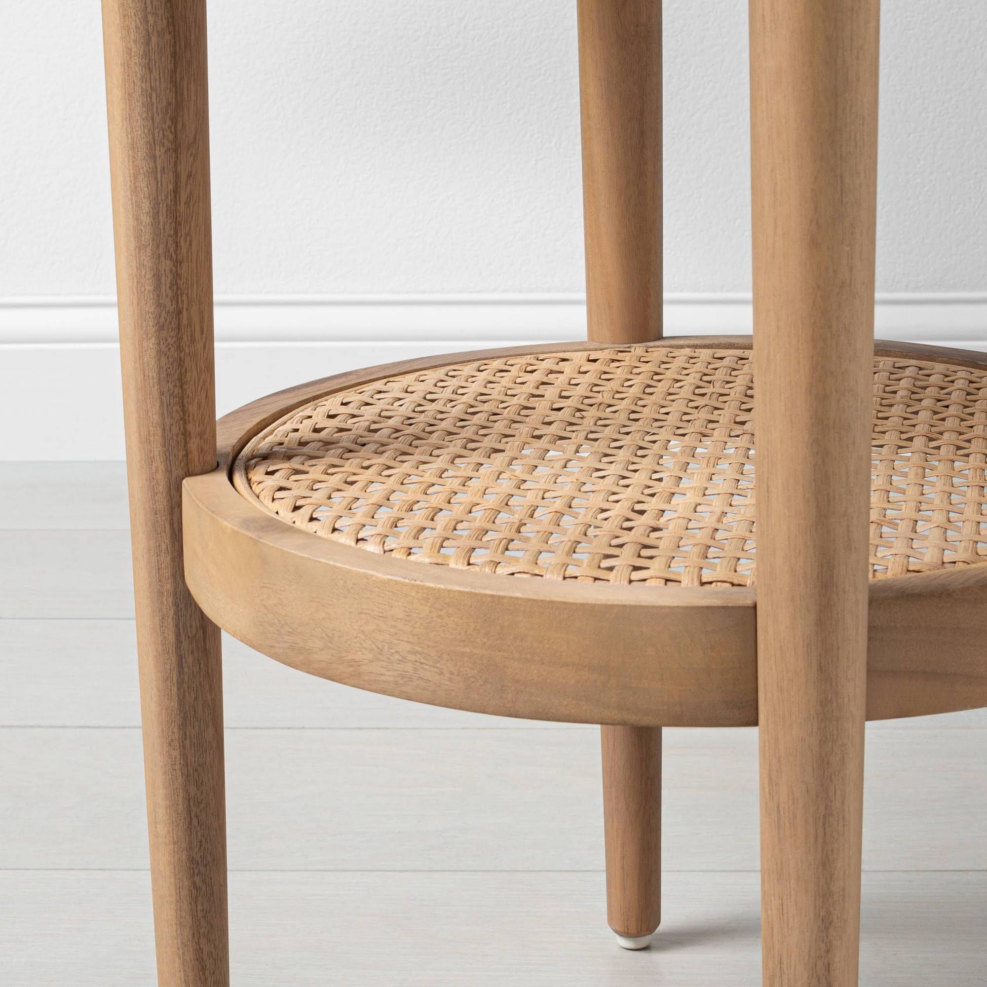 Wood u0026 Cane Round Accent Table - Hearth u0026 Hand with Magnolia