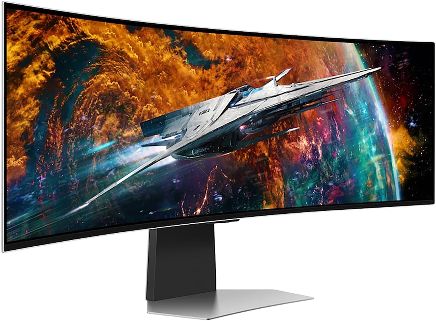 SAMSUNG 49" Odyssey OLED G9 (G95SC) DQHD 240Hz G-Sync Curved Gaming Monitor Bundle with Tech Smart USA Elite Suite 18 Standard Editing Software Bundle + 1 Year CPS Enhanced Protection Pack