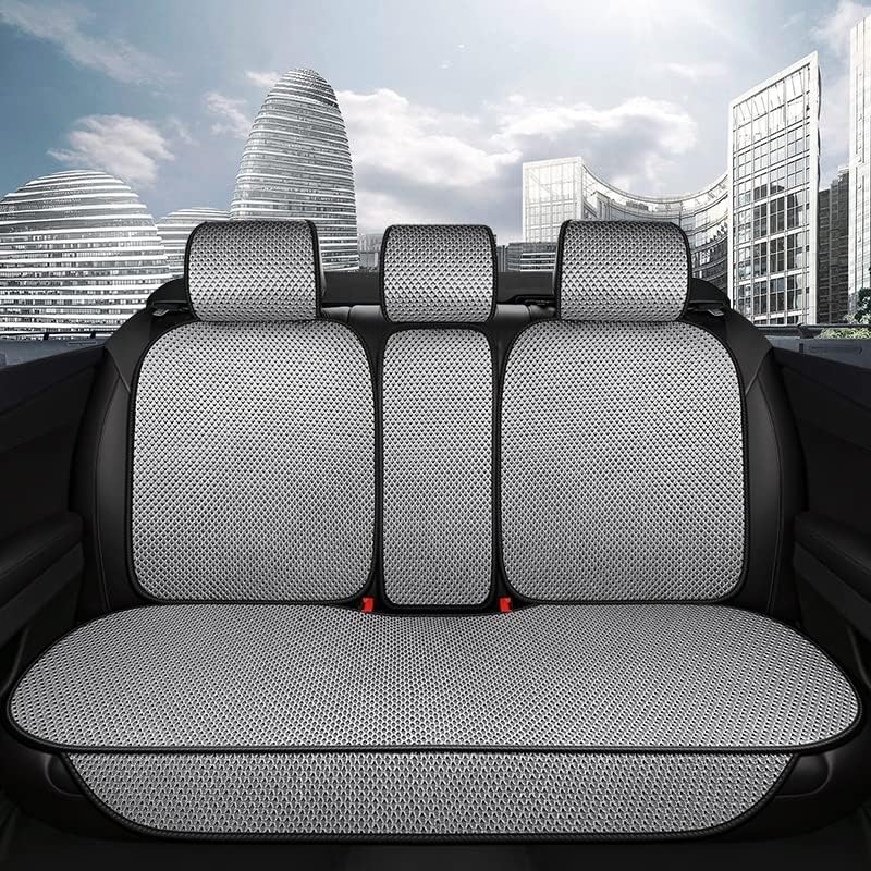 Auto Newer Luxury Breathable Car Seat Cover Fit Four Seasons, Universal Front of Car Seat Cushions, Bottom Seat Covers of Full Wrapped Edge ,Universal Fit for 95% Cars,SUV,Pickup,Van(Beige，2PCS)
