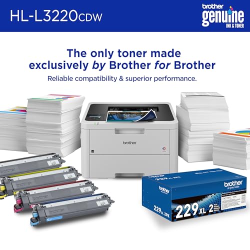 Brother HL-L3210CW Compact Digital Color Printer Providing Laser Printer Quality Results with Wireless