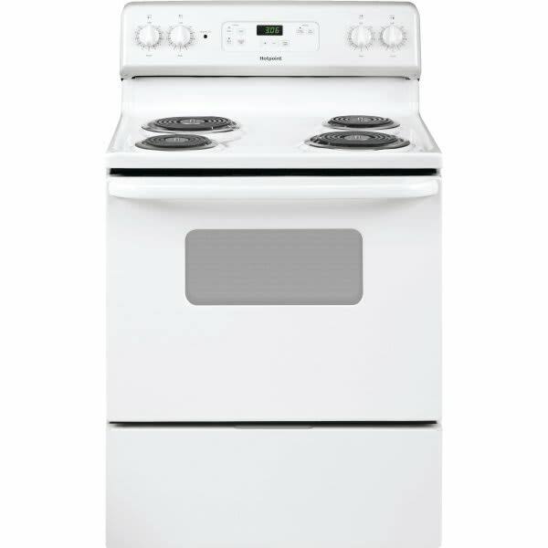 Hotpoint RB526DPWW 30 White Electric Coil Range